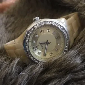 Relic | Accessories | Ladies Relic Cream Marble Rhinestone  display picture 3